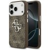 Etui Guess 4G Big 4G Classic Logo do     iPhone 17 Pro brązowy srebrny